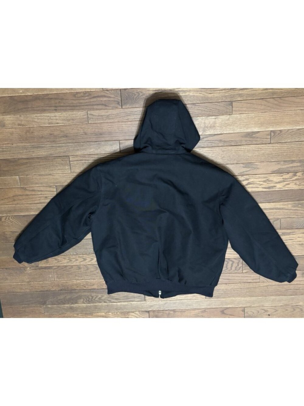 Carhartt Jacket Mens XL Black Iconic Firm Duck Active Canvas USA Made J140 BLK - Picture 5 of 9
